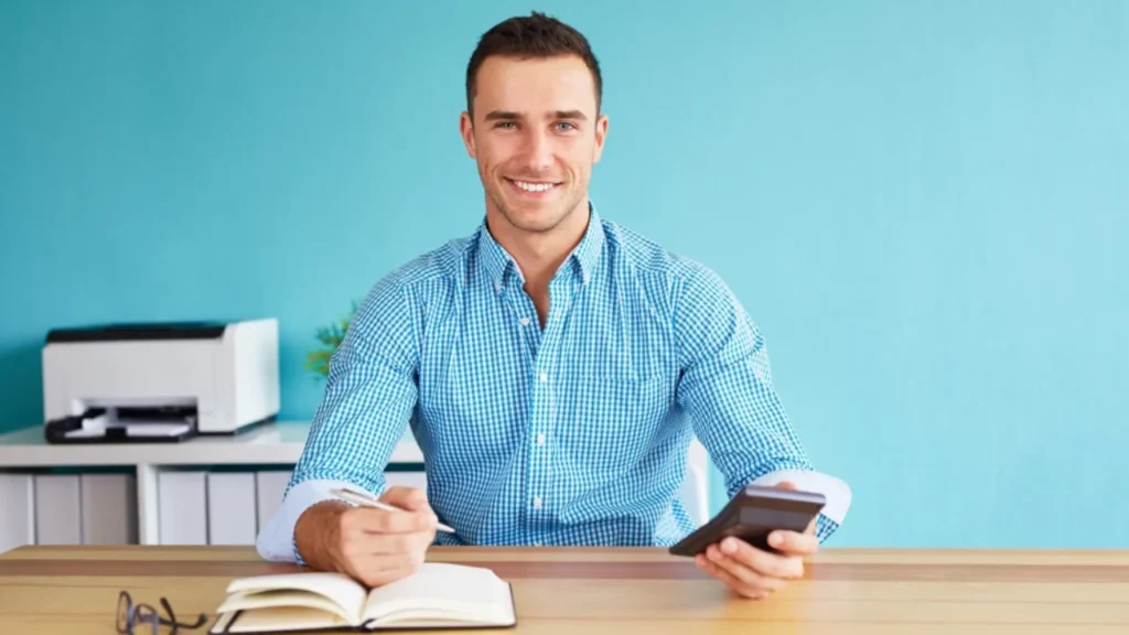 Leaning On a Table Pose 