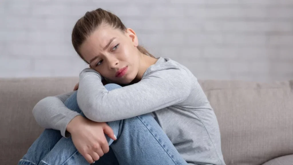 Sad Sitting Pose Reference