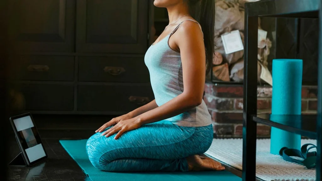 Sitting on Knees Pose