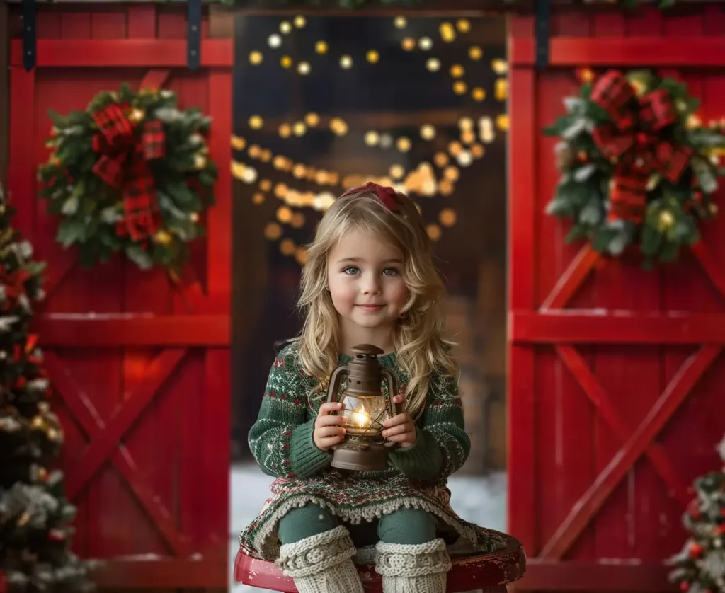  Soft-Focus Holiday with Cute Baby Portrait Wallpapers
